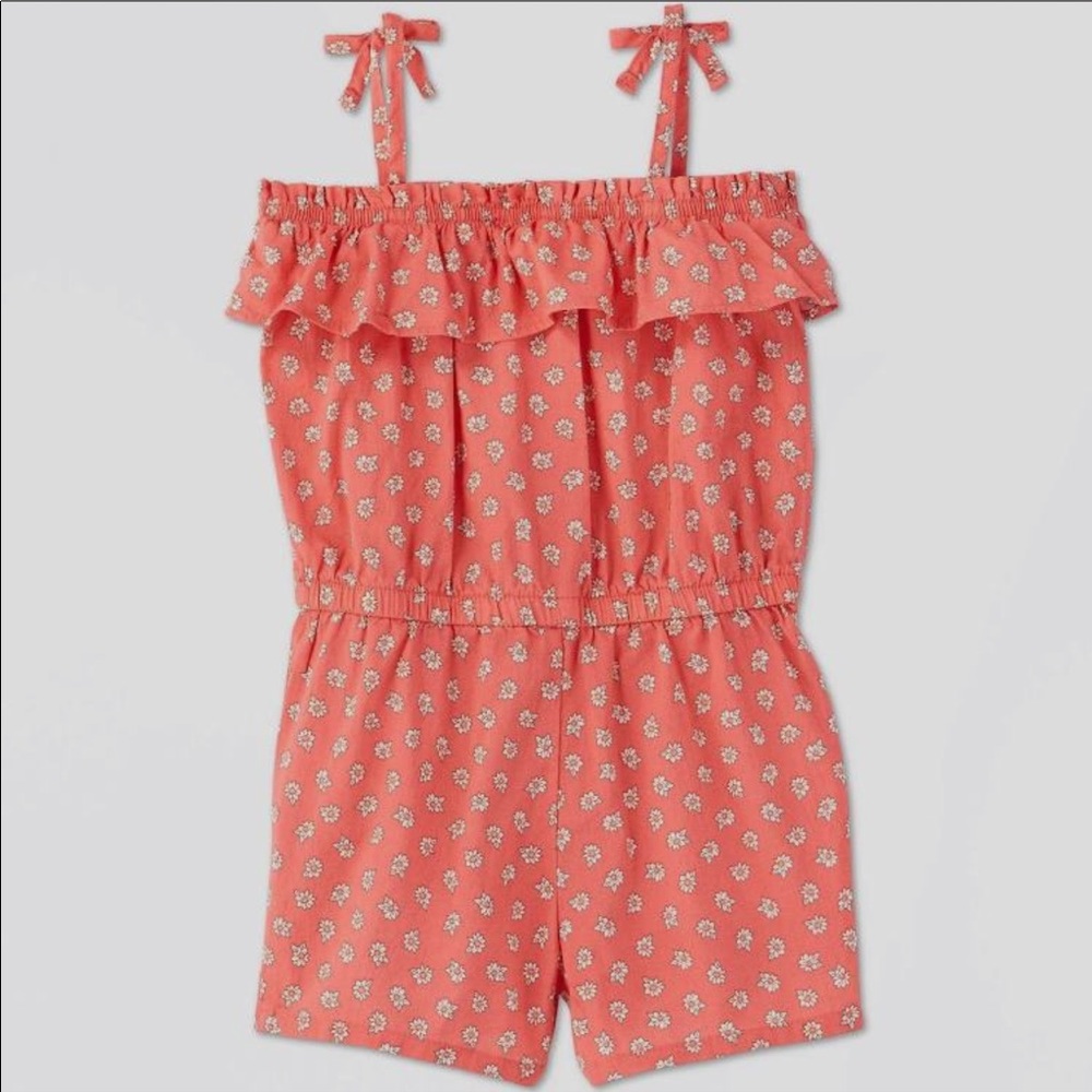 OshKosh B'gosh Toddler Girl Tank Top Floral Romper